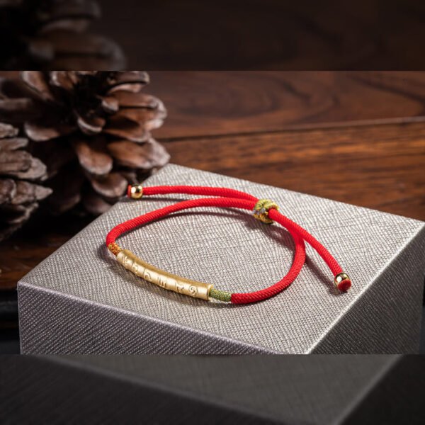 Tibetan Lucky Bracelet Red String Bracelet Buddhist Lucky Charm - Image 4